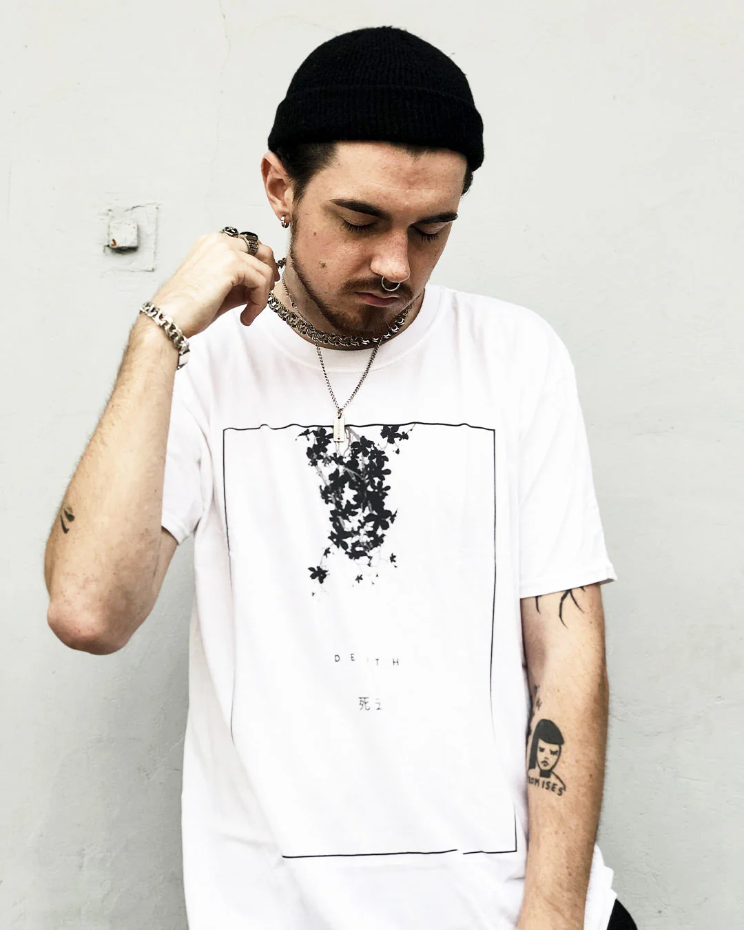 Death (Monochrome) - T-Shirt - Image 4