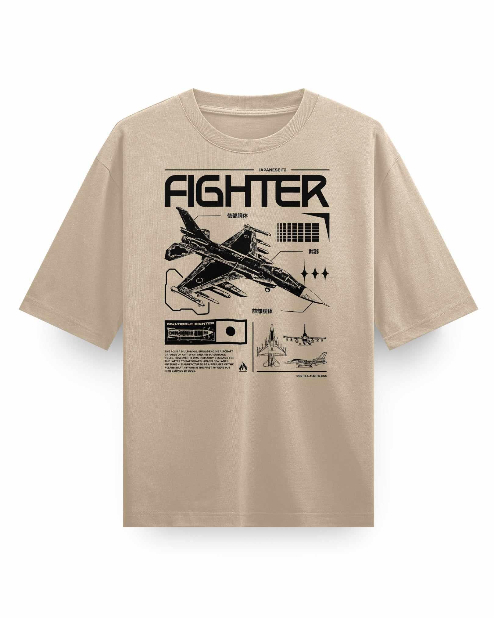 F2 FIGHTER - Oversized Heavy Tee - Image 3