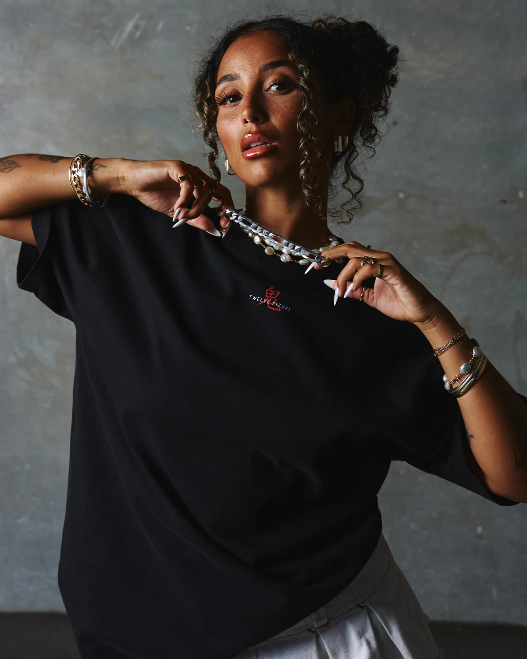 INFINITY CASTLE (UPPER MOON) - Oversized Heavy Tee - Image 3