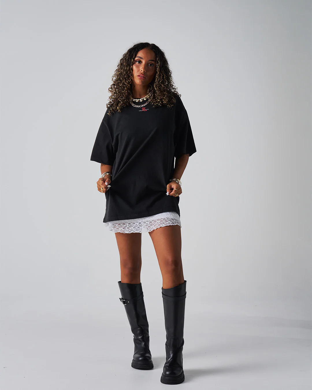 INFINITY CASTLE (UPPER MOON) - Oversized Heavy Tee - Image 6