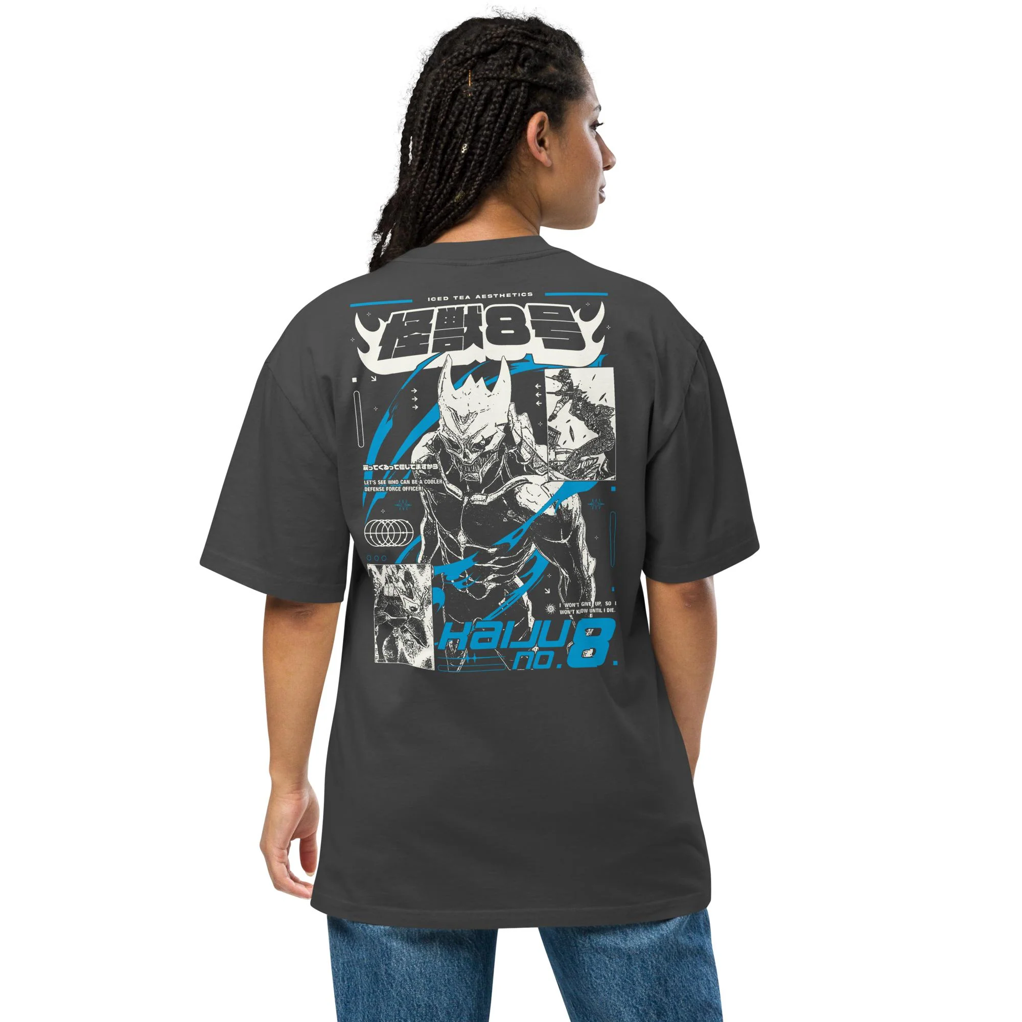 NO.8 UNLEASHED - Heavy Oversized Tee - Image 12