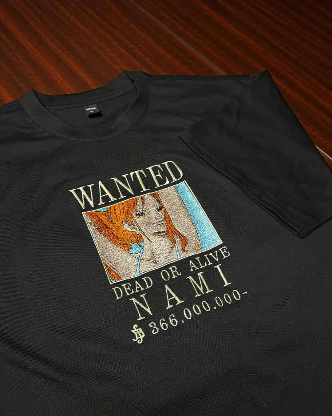[PREMIUM] Nami WANTED - Embroidery T-Shirt - Image 6