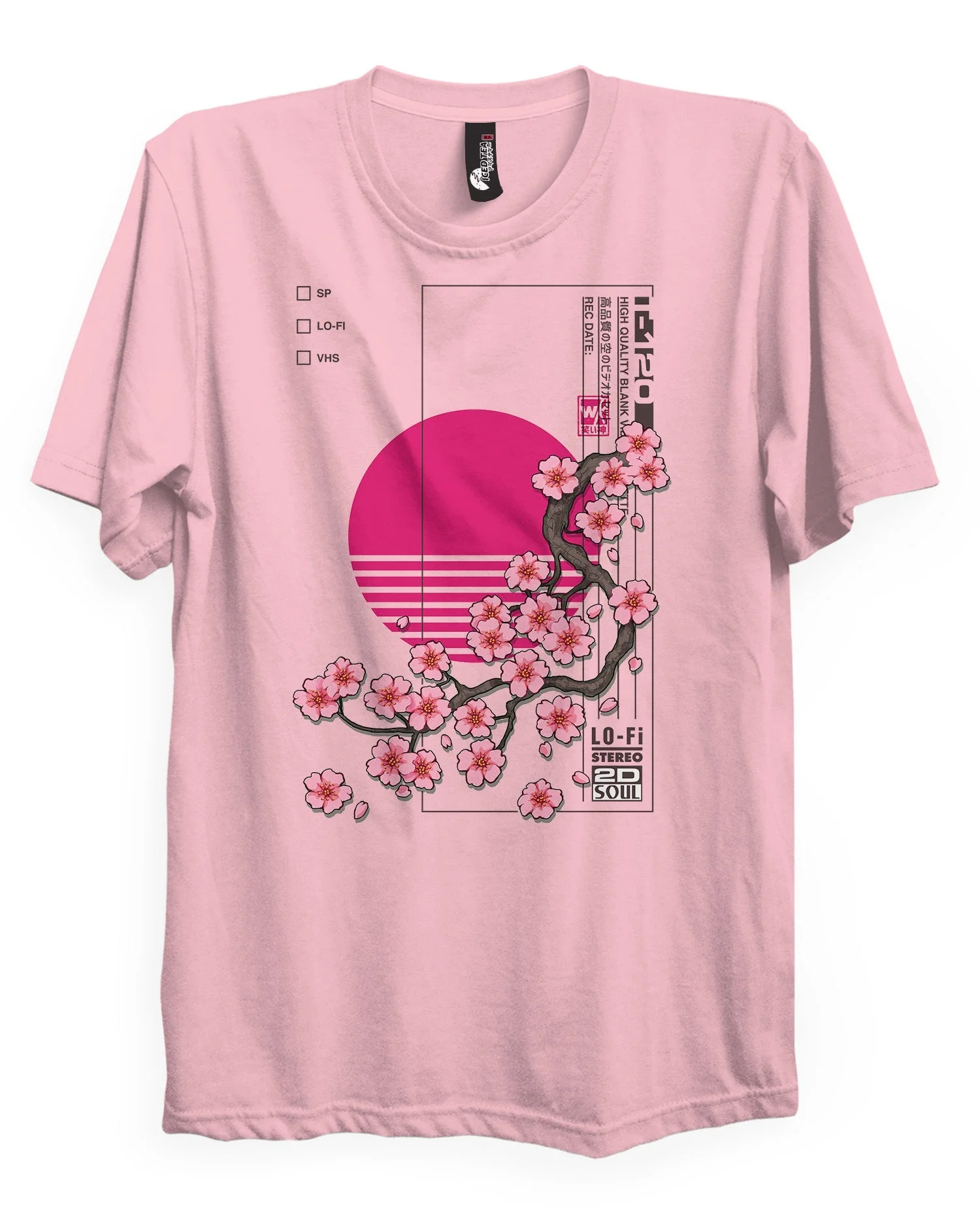 Sakura LO-FI (VHS) - T-Shirt - Image 3