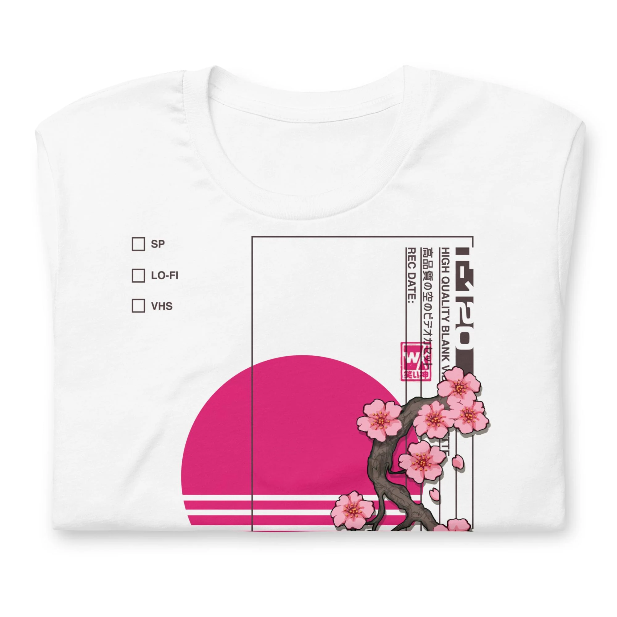 Sakura LO-FI (VHS) - T-Shirt - Image 5