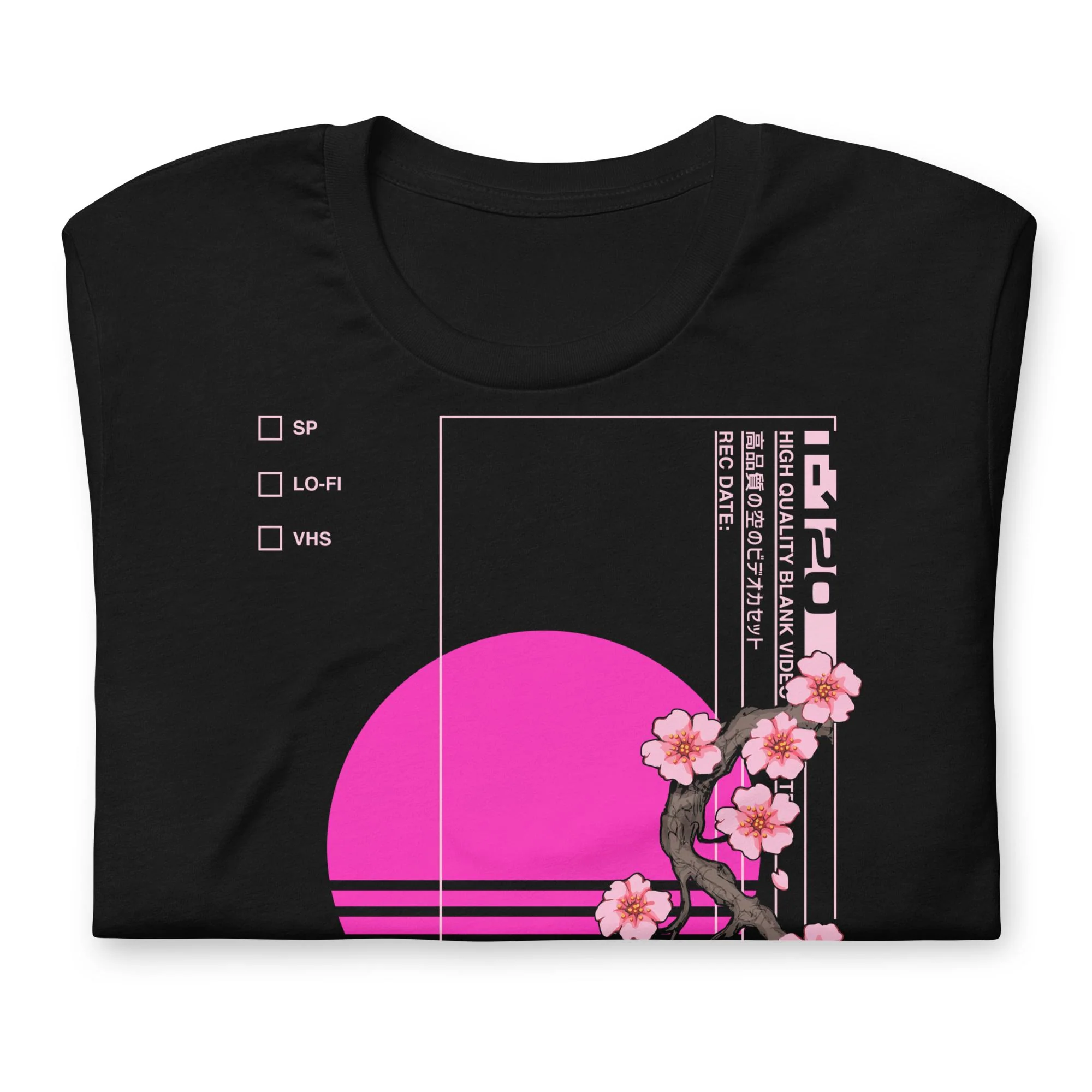 Sakura LO-FI (VHS) - T-Shirt - Image 7